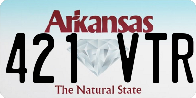 AR license plate 421VTR