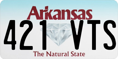 AR license plate 421VTS