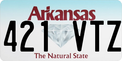 AR license plate 421VTZ