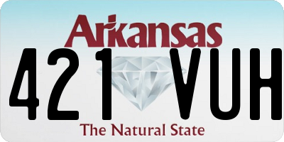 AR license plate 421VUH
