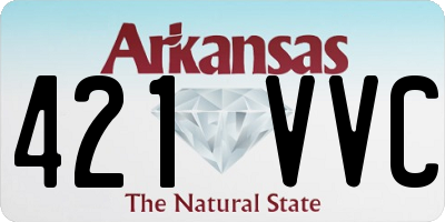 AR license plate 421VVC