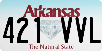 AR license plate 421VVL