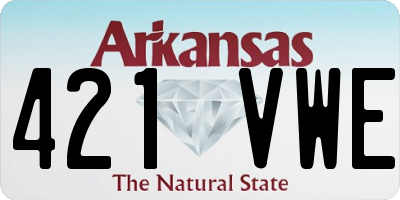 AR license plate 421VWE