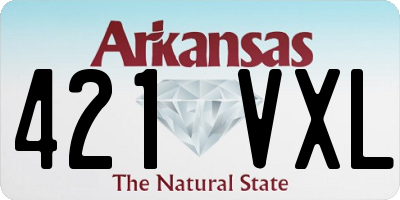 AR license plate 421VXL