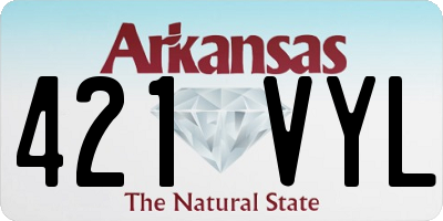AR license plate 421VYL