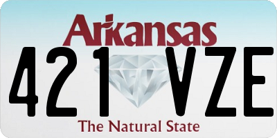AR license plate 421VZE