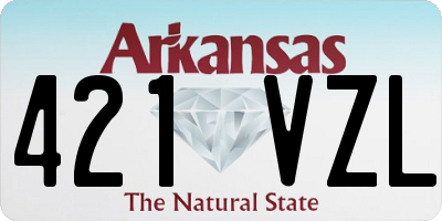 AR license plate 421VZL