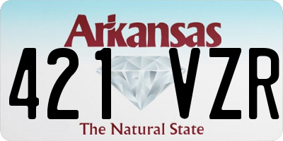 AR license plate 421VZR