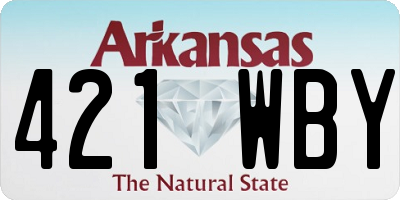 AR license plate 421WBY