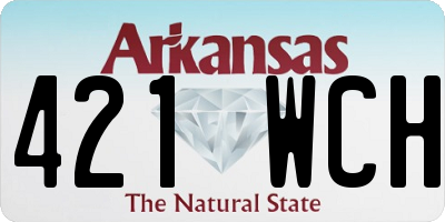 AR license plate 421WCH
