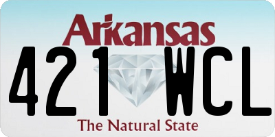 AR license plate 421WCL