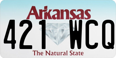 AR license plate 421WCQ