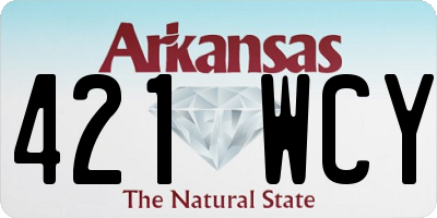AR license plate 421WCY