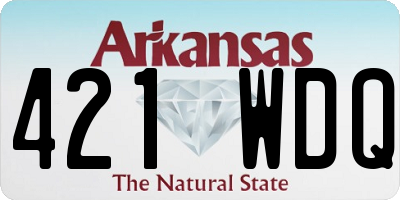 AR license plate 421WDQ
