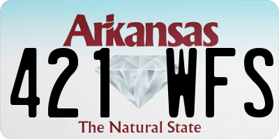 AR license plate 421WFS
