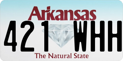 AR license plate 421WHH