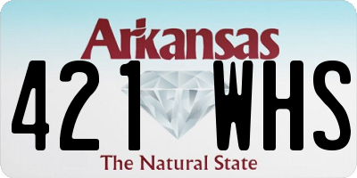 AR license plate 421WHS