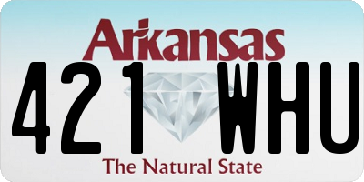 AR license plate 421WHU