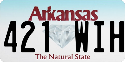 AR license plate 421WIH