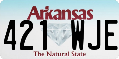 AR license plate 421WJE