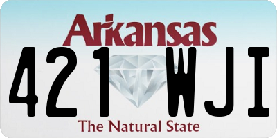 AR license plate 421WJI