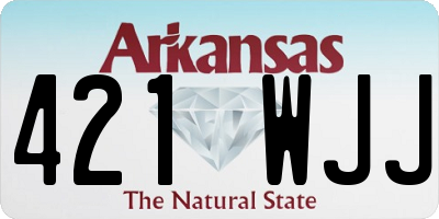 AR license plate 421WJJ