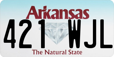 AR license plate 421WJL