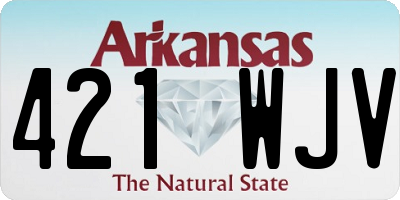 AR license plate 421WJV