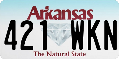 AR license plate 421WKN