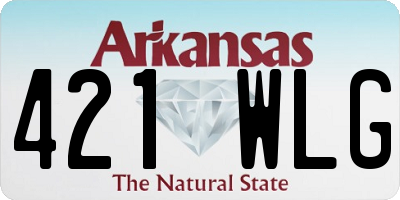 AR license plate 421WLG
