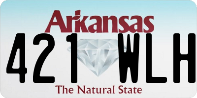 AR license plate 421WLH