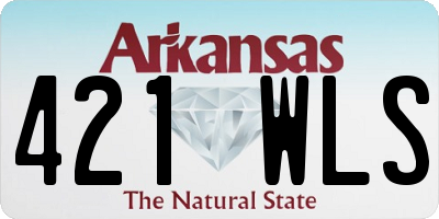 AR license plate 421WLS