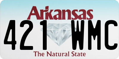 AR license plate 421WMC