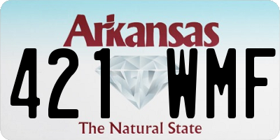 AR license plate 421WMF