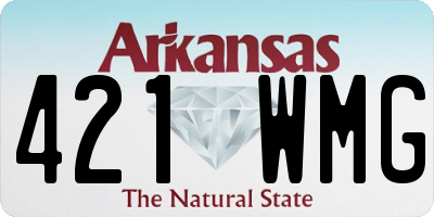 AR license plate 421WMG