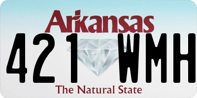 AR license plate 421WMH