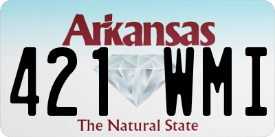 AR license plate 421WMI