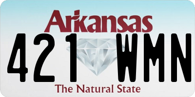 AR license plate 421WMN