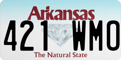 AR license plate 421WMO
