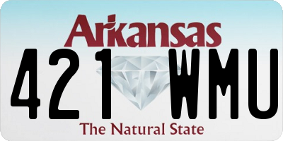 AR license plate 421WMU