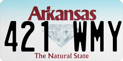 AR license plate 421WMY
