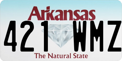 AR license plate 421WMZ