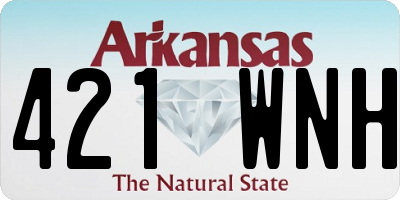 AR license plate 421WNH