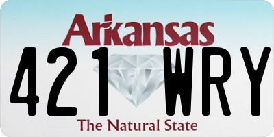 AR license plate 421WRY