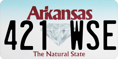 AR license plate 421WSE