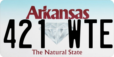 AR license plate 421WTE