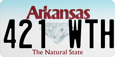 AR license plate 421WTH