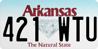 AR license plate 421WTU