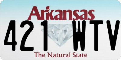 AR license plate 421WTV