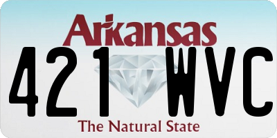 AR license plate 421WVC